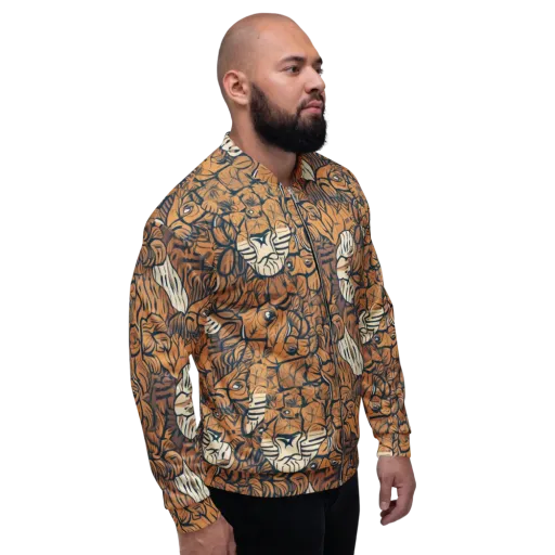 Terracotta Menagerie on a Bomber Jacket
