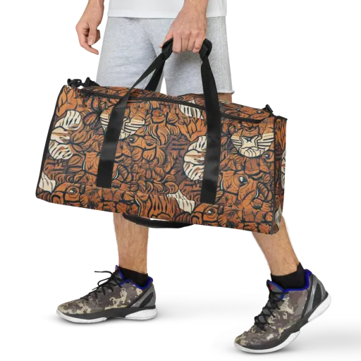 Terracotta Menagerie on a Duffle Bag