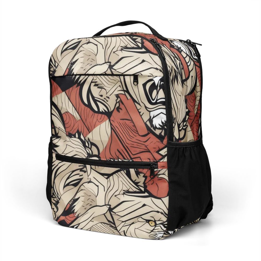 Lion’s Frequency on Utility Backpack — Left Front