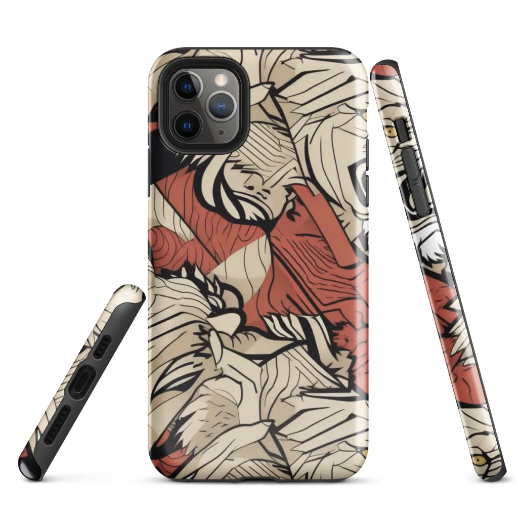 Lion’s Frequency on Tough Case for iPhone® — Front