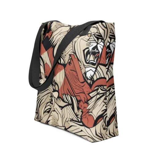 Lion’s Frequency on a Tote Bag