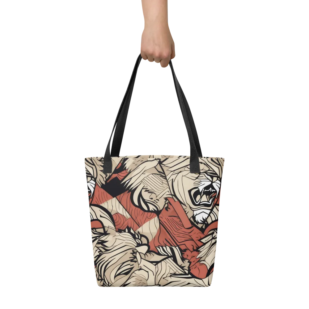 Lion’s Frequency on Tote Bag — Front