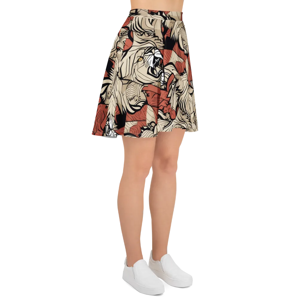 Lion’s Frequency on Skater Skirt — Right