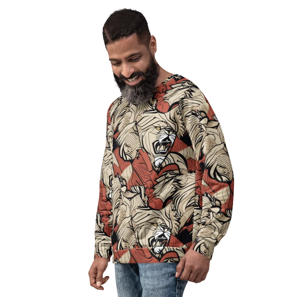 Lion’s Frequency on Sweatshirt — Left Front