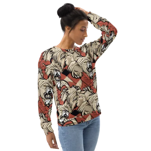Lion’s Frequency on a Sweatshirt