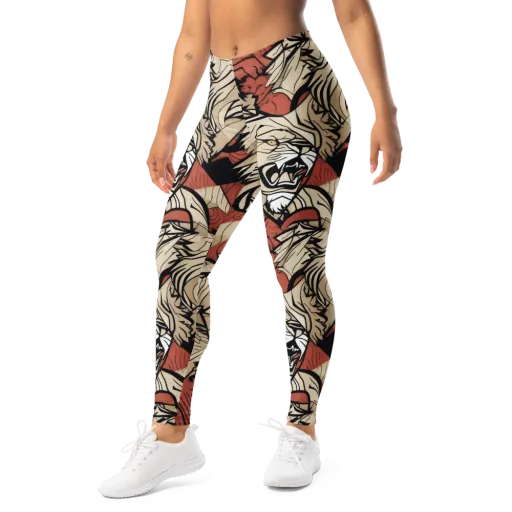 Lion’s Frequency on a Leggings