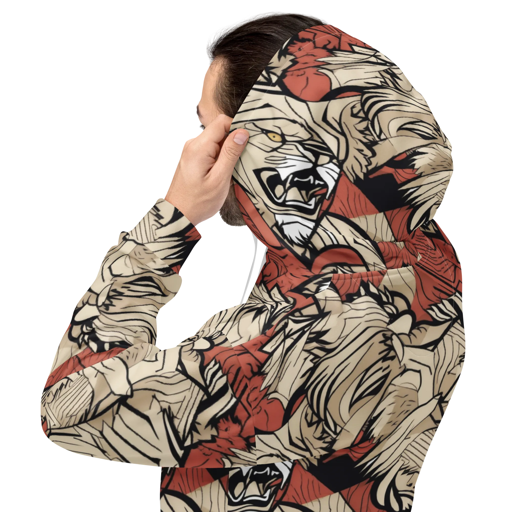 Lion’s Frequency on Hoodie — Back