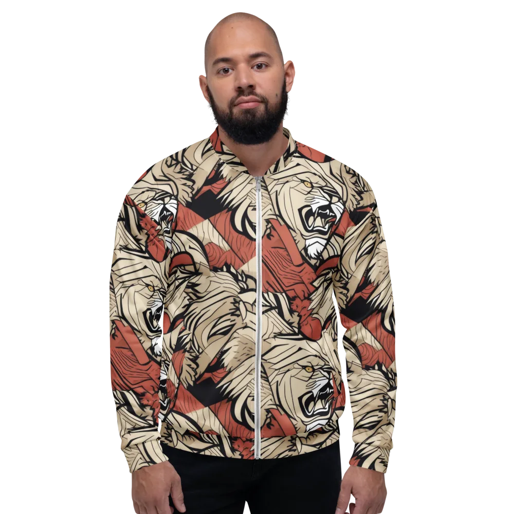 Lion’s Frequency on Bomber Jacket — Front