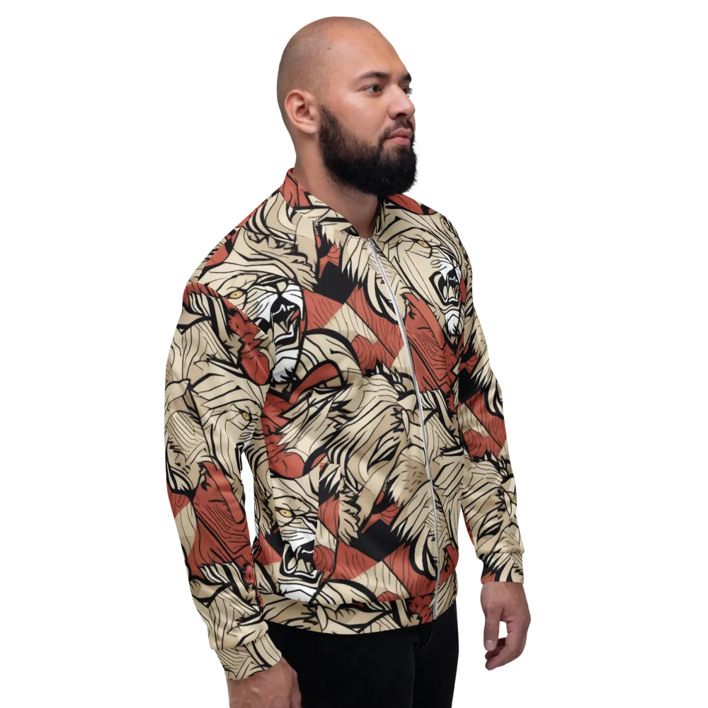 Lion’s Frequency on Bomber Jacket — Right