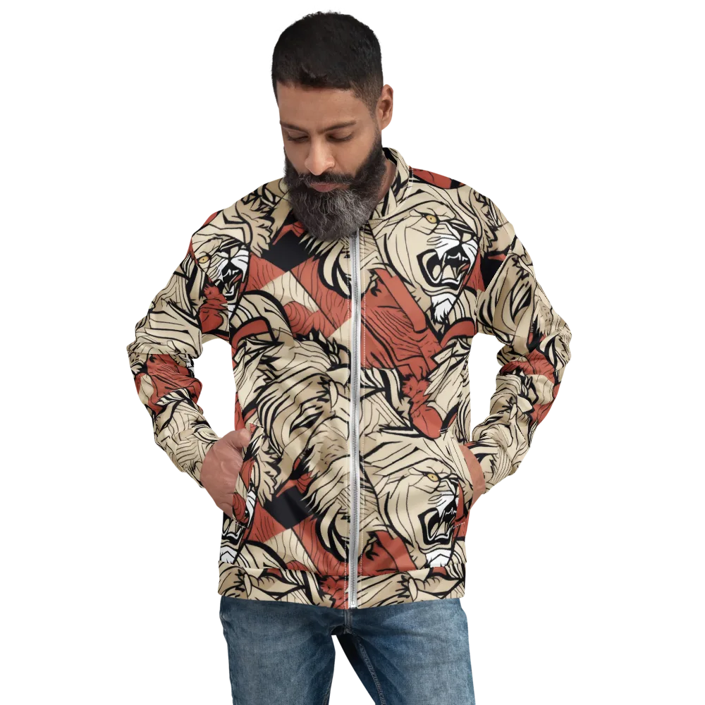 Lion’s Frequency on Bomber Jacket — Front
