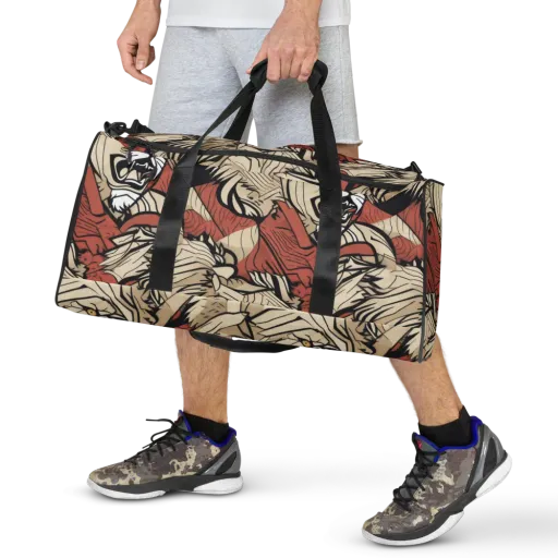 Lion’s Frequency on a Duffle Bag