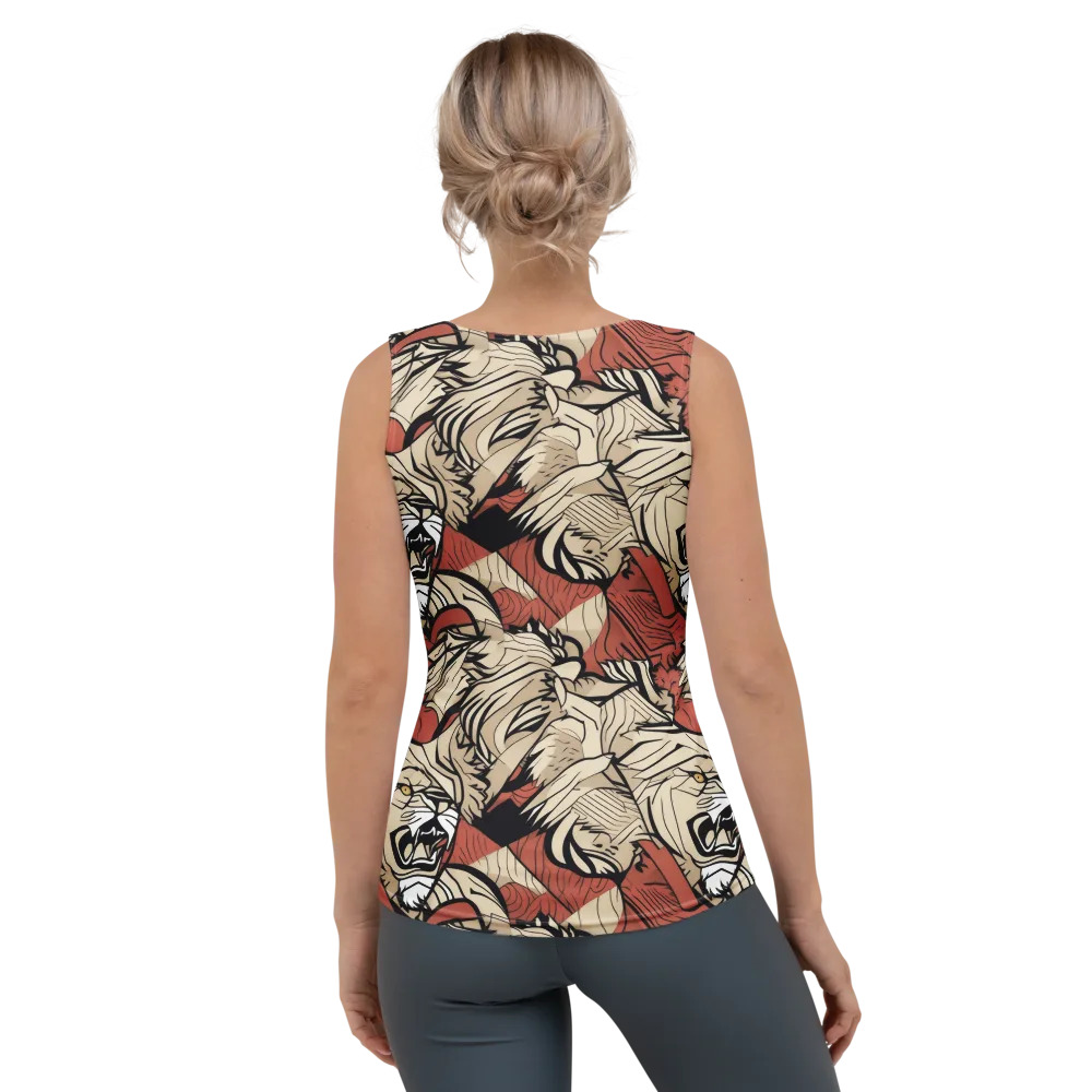 Lion’s Frequency on Women's Tank Top — Back