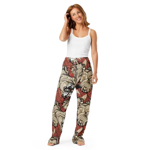 Lion’s Frequency on a Women's Pajama Pants
