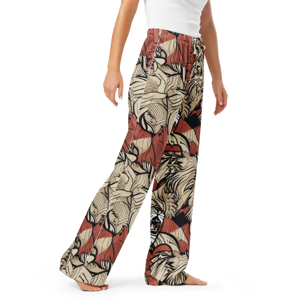 Lion’s Frequency on Women's Pajama Pants — Right Front