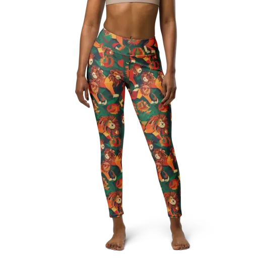 Lionheart Parade on a Yoga Leggings