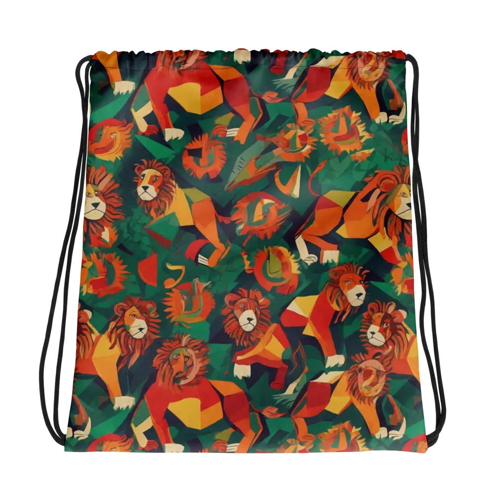 Lionheart Parade on Drawstring Bag — Photo