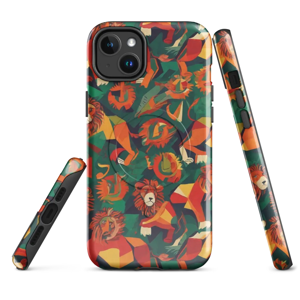 Lionheart Parade on MagSafe Tough Case for iPhone® — Front