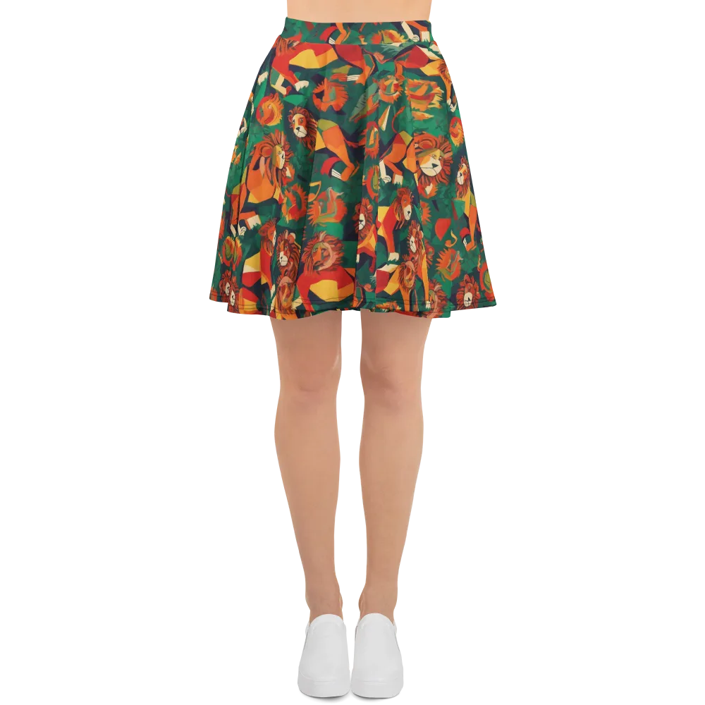 Lionheart Parade on Skater Skirt — Front