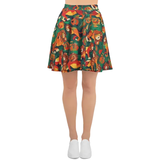 Lionheart Parade on a Skater Skirt
