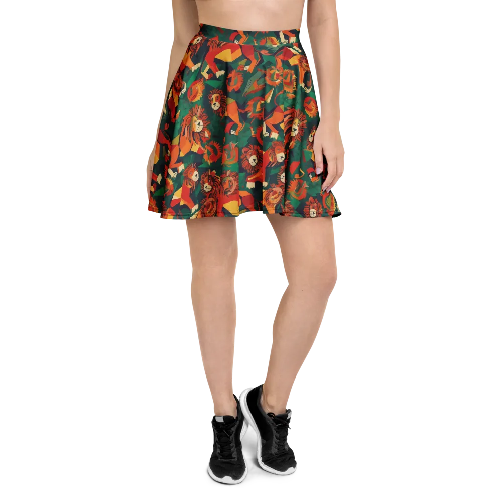 Lionheart Parade on Skater Skirt — Front
