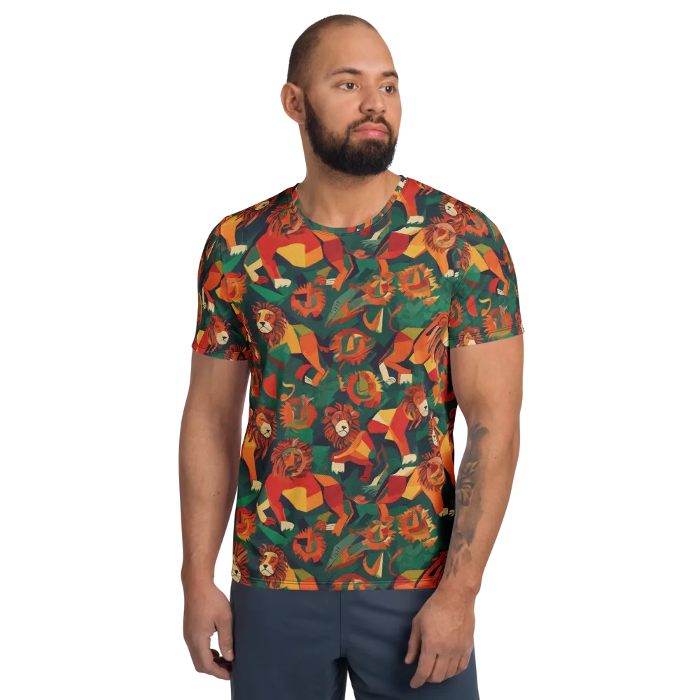 Lionheart Parade on Men's Athletic T-Shirt — Front
