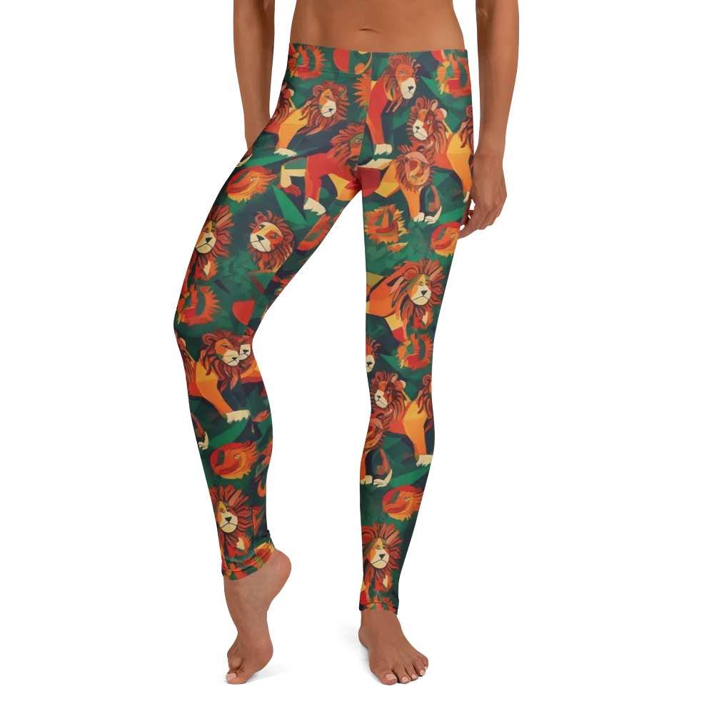 Lionheart Parade on Leggings — Front