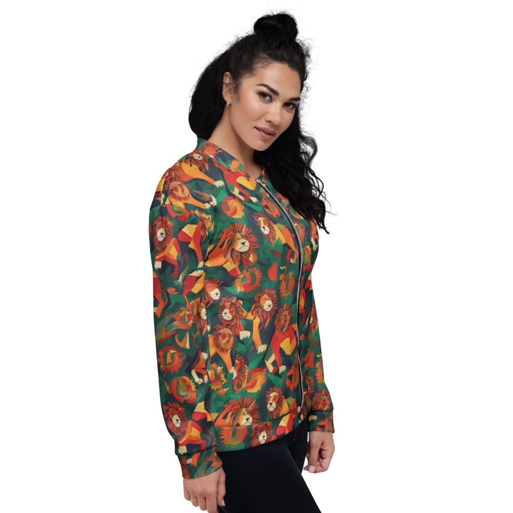 Lionheart Parade on Bomber Jacket — Right