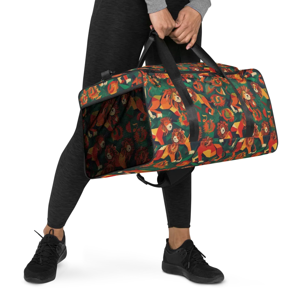 Lionheart Parade on Duffle Bag — Right Front