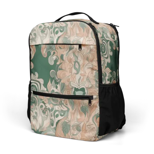Art Nouveau Reverie on a Utility Backpack