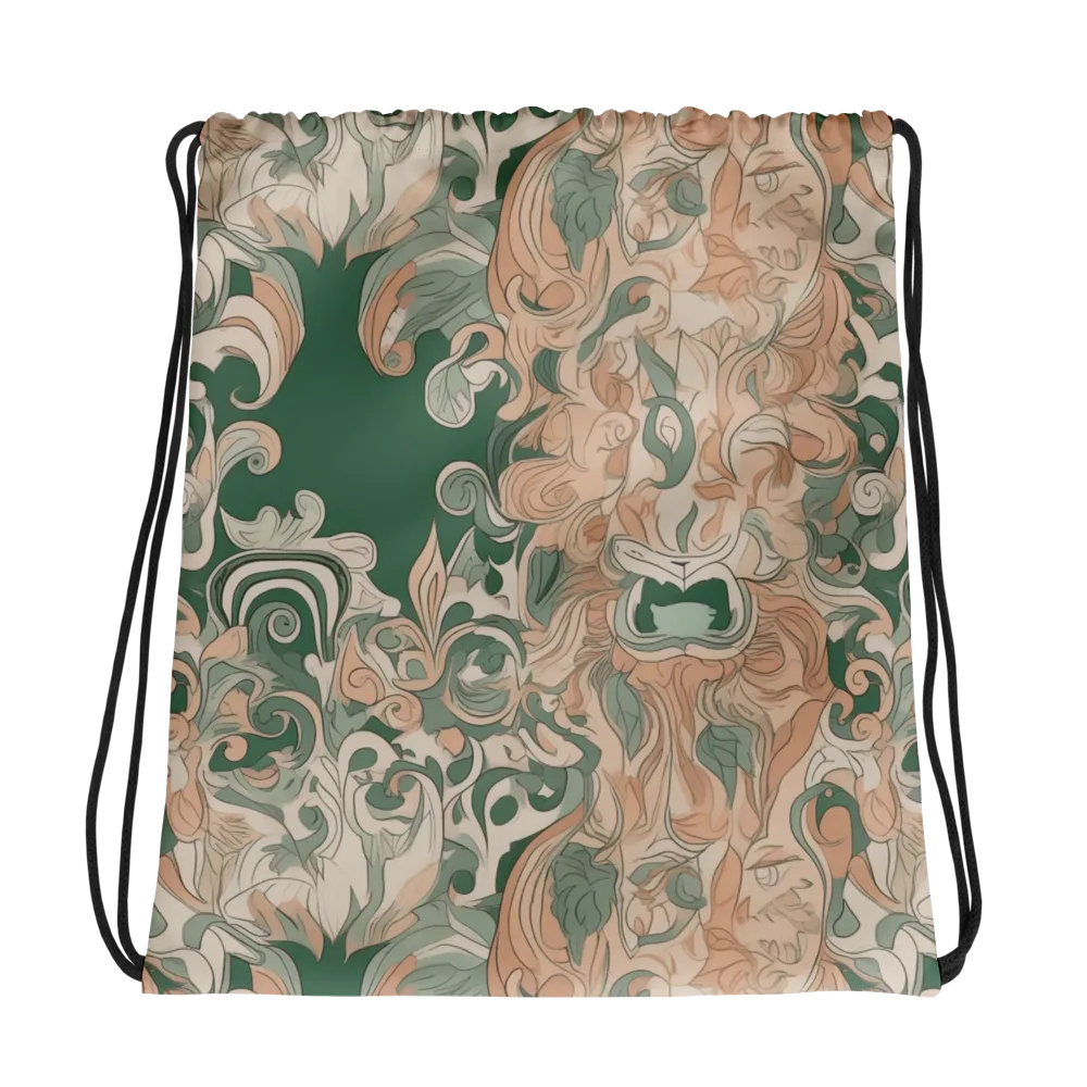 Art Nouveau Reverie on Drawstring Bag — Photo