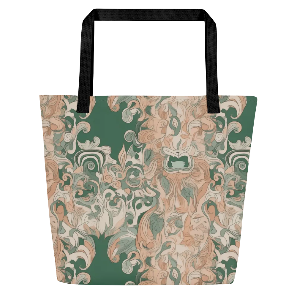 Art Nouveau Reverie on Large Tote Bag W/ Pocket — Front