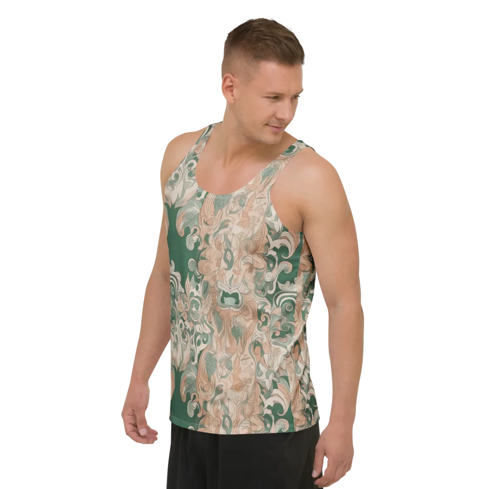Art Nouveau Reverie on Men's Tank Top — Left Front