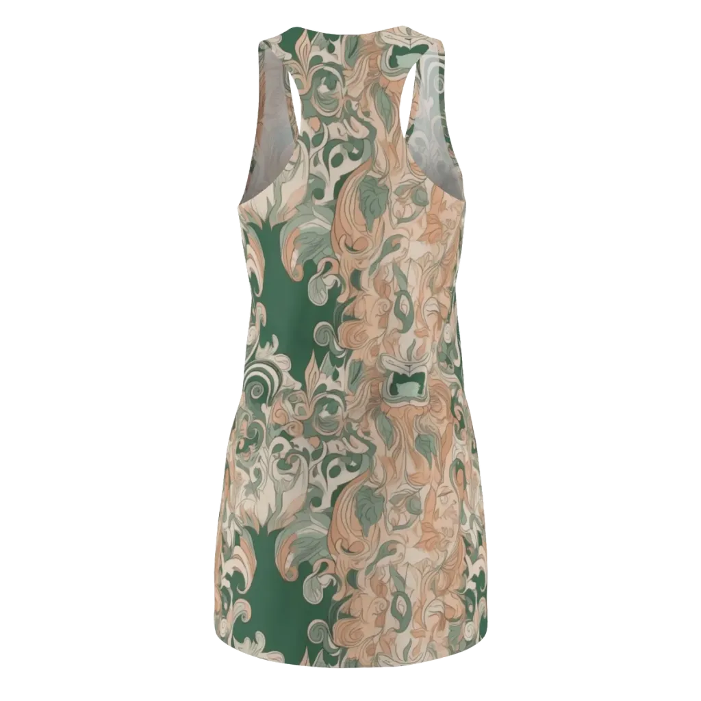 Art Nouveau Reverie on Racerback Dress — Back