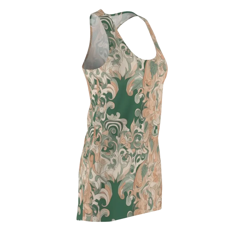 Art Nouveau Reverie on Racerback Dress — Front Side