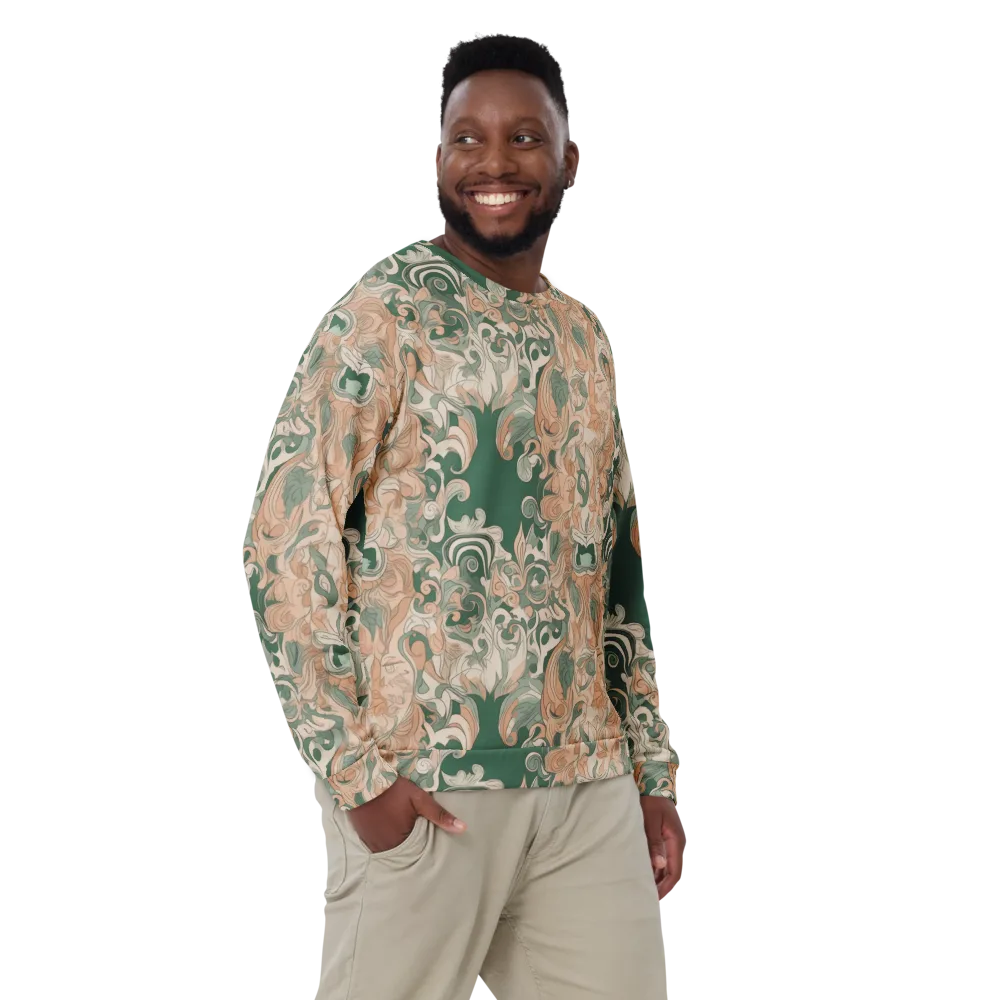 Art Nouveau Reverie on Sweatshirt — Front