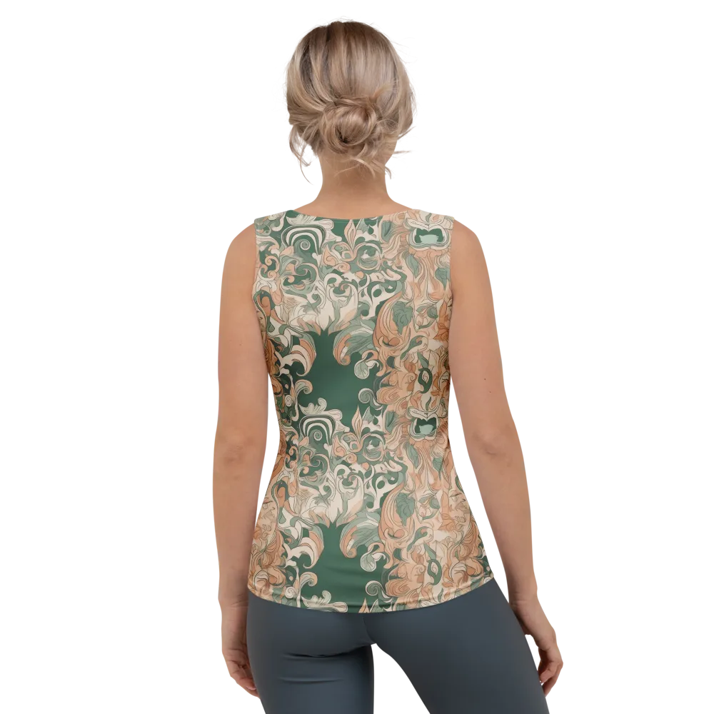 Art Nouveau Reverie on Women's Tank Top — Back