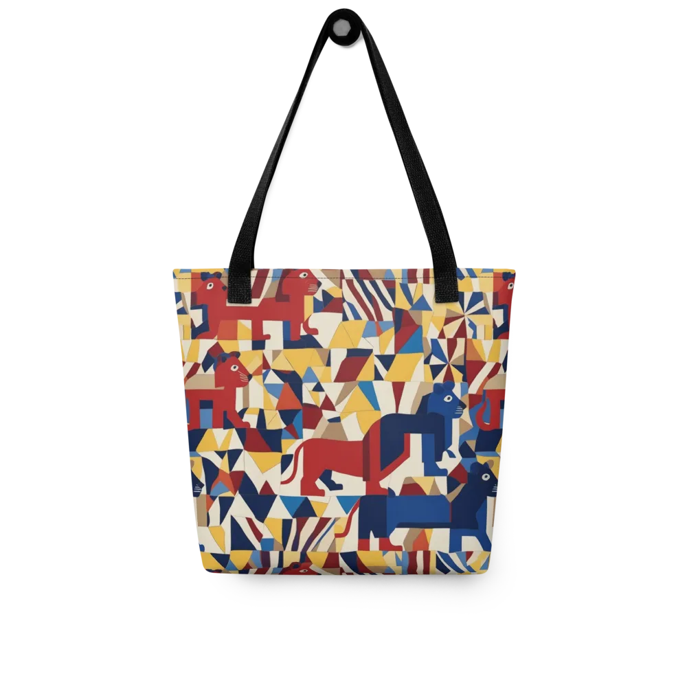 Cubist Menagerie on Tote Bag — Front