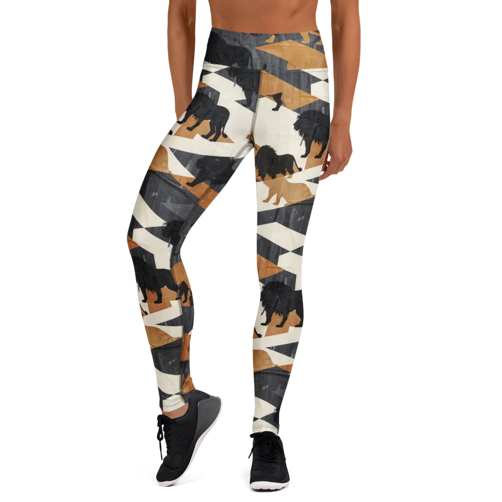 Ochre Pride on Yoga Leggings — Front