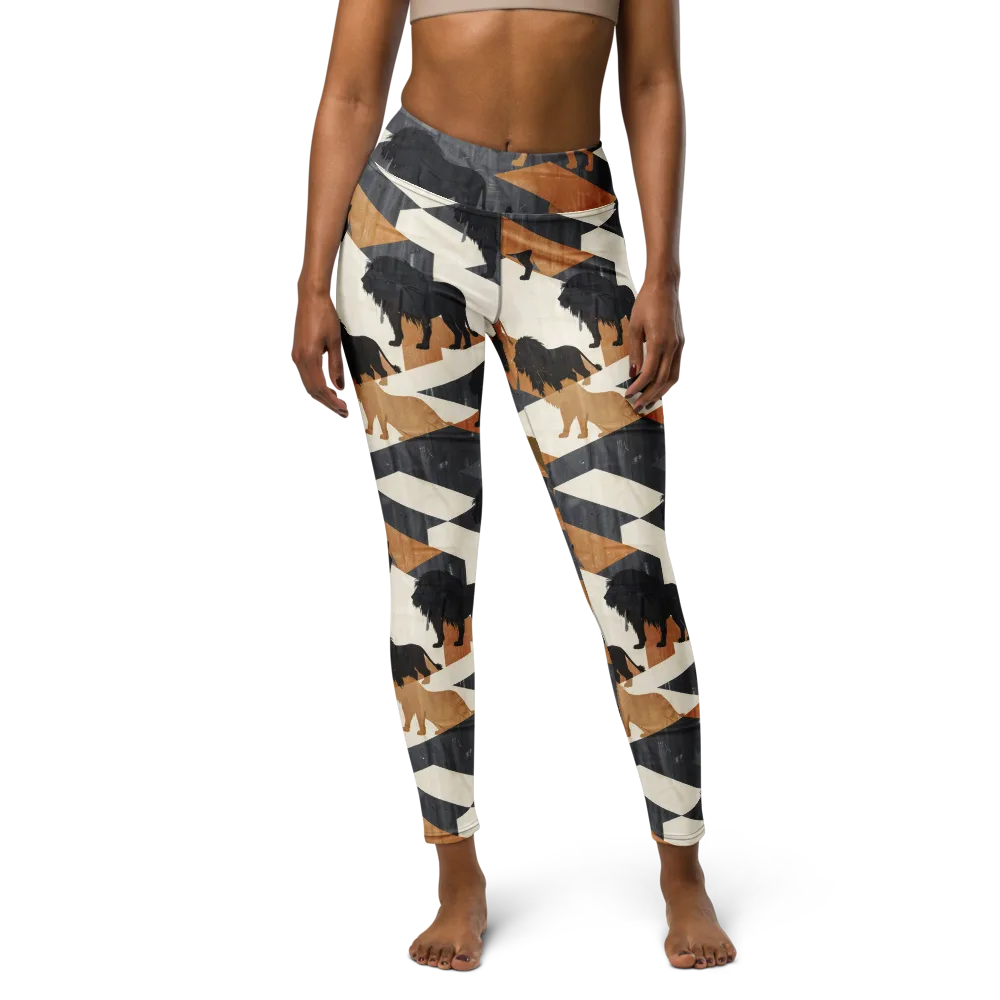 Ochre Pride on Yoga Leggings — Front