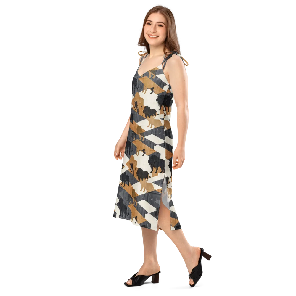 Ochre Pride on Slip Dress — Left Front