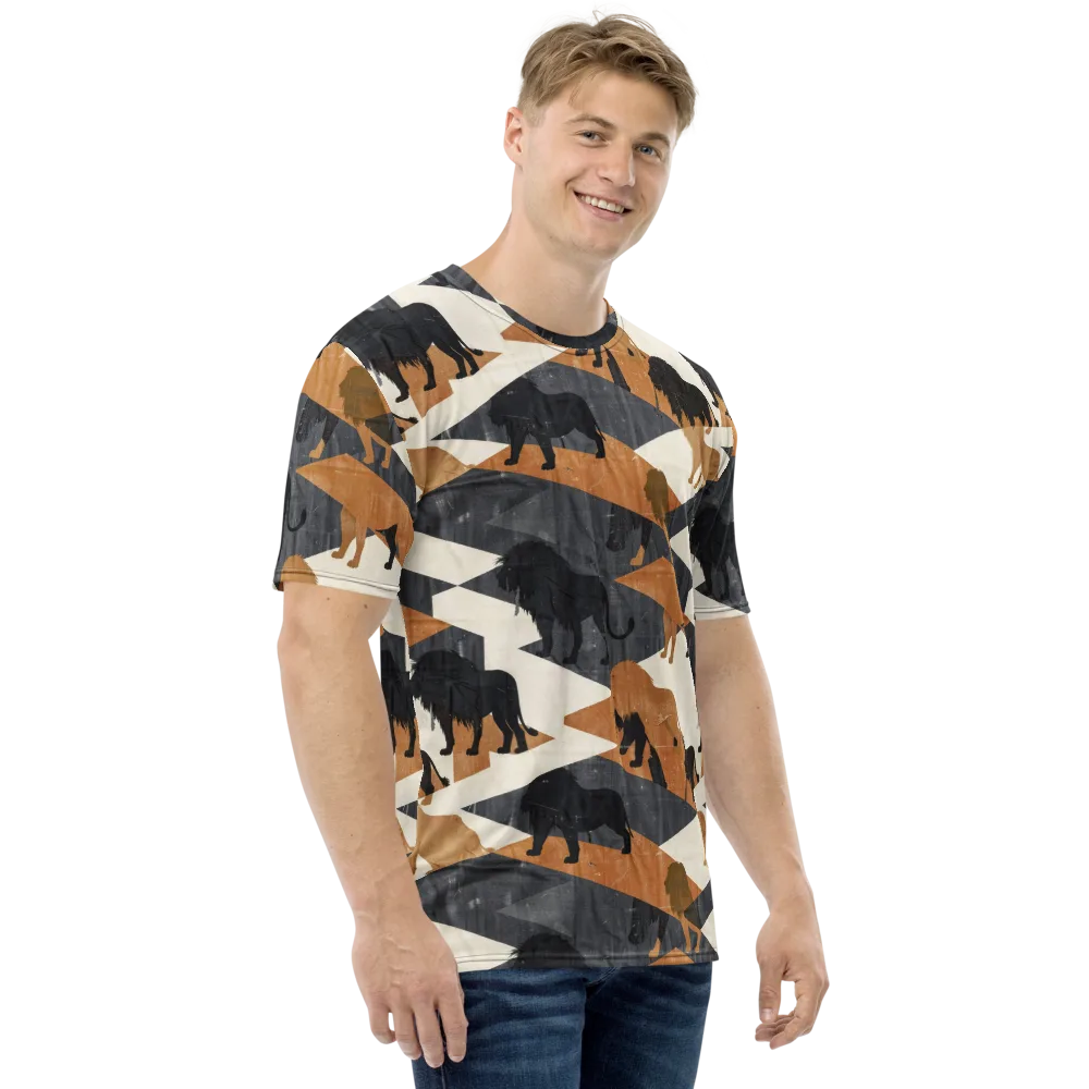 Ochre Pride on Men's Crew Neck T-Shirt — Right