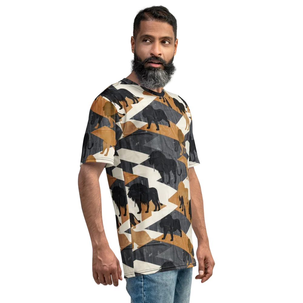 Ochre Pride on Men's Crew Neck T-Shirt — Right