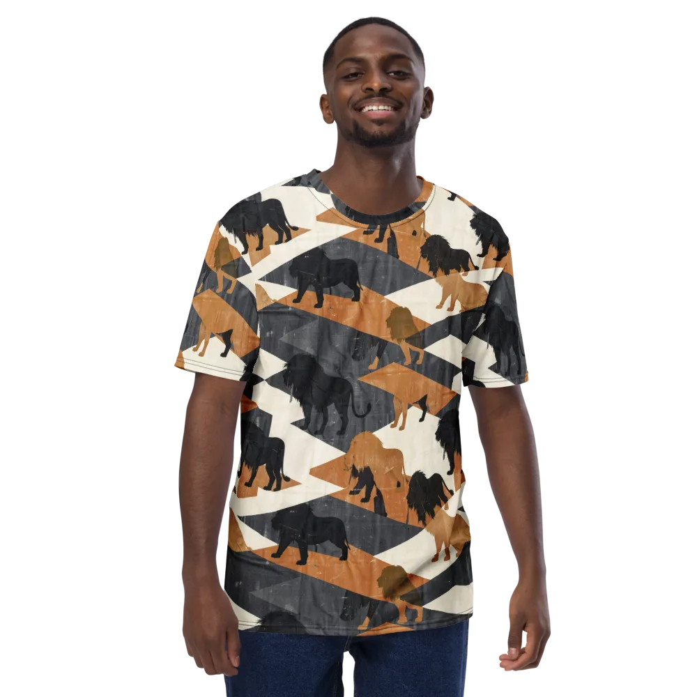 Ochre Pride on Men's Crew Neck T-Shirt — Front