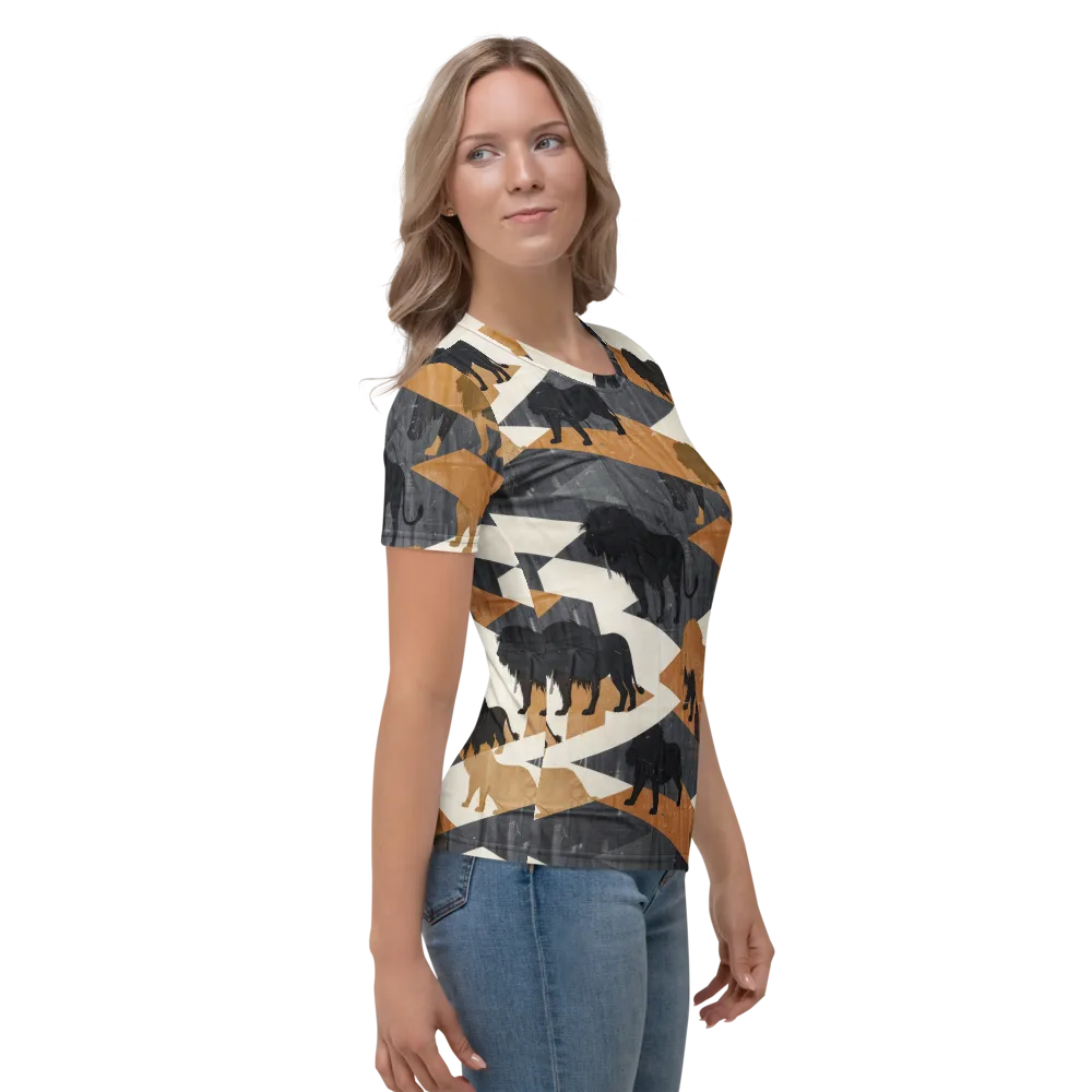 Ochre Pride on Women's Crew Neck T-Shirt — Right