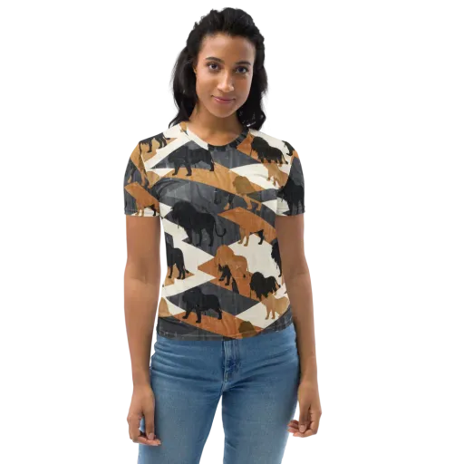 Ochre Pride on a Women's Crew Neck T-Shirt