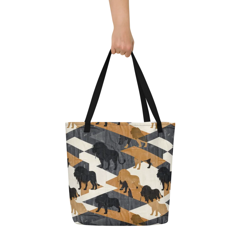 Ochre Pride on Large Tote Bag W/ Pocket — Front
