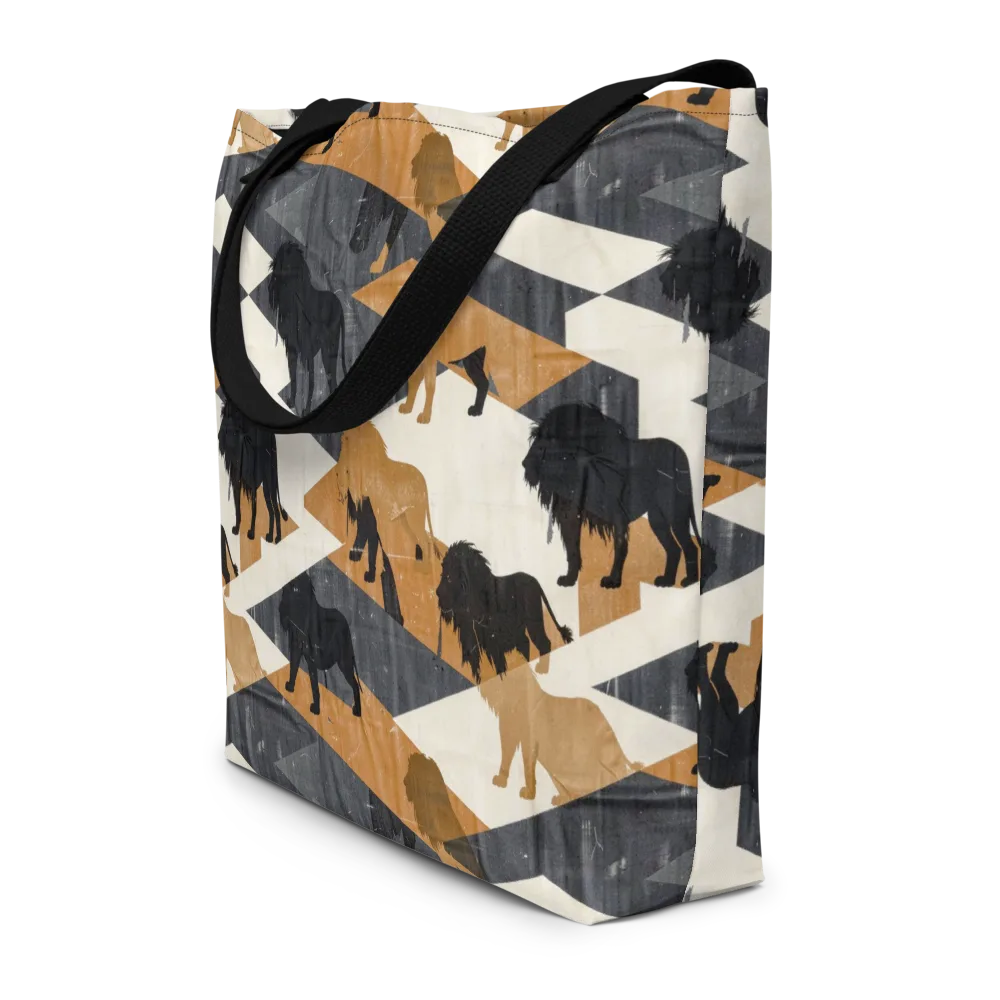 Ochre Pride on Large Tote Bag W/ Pocket — Front