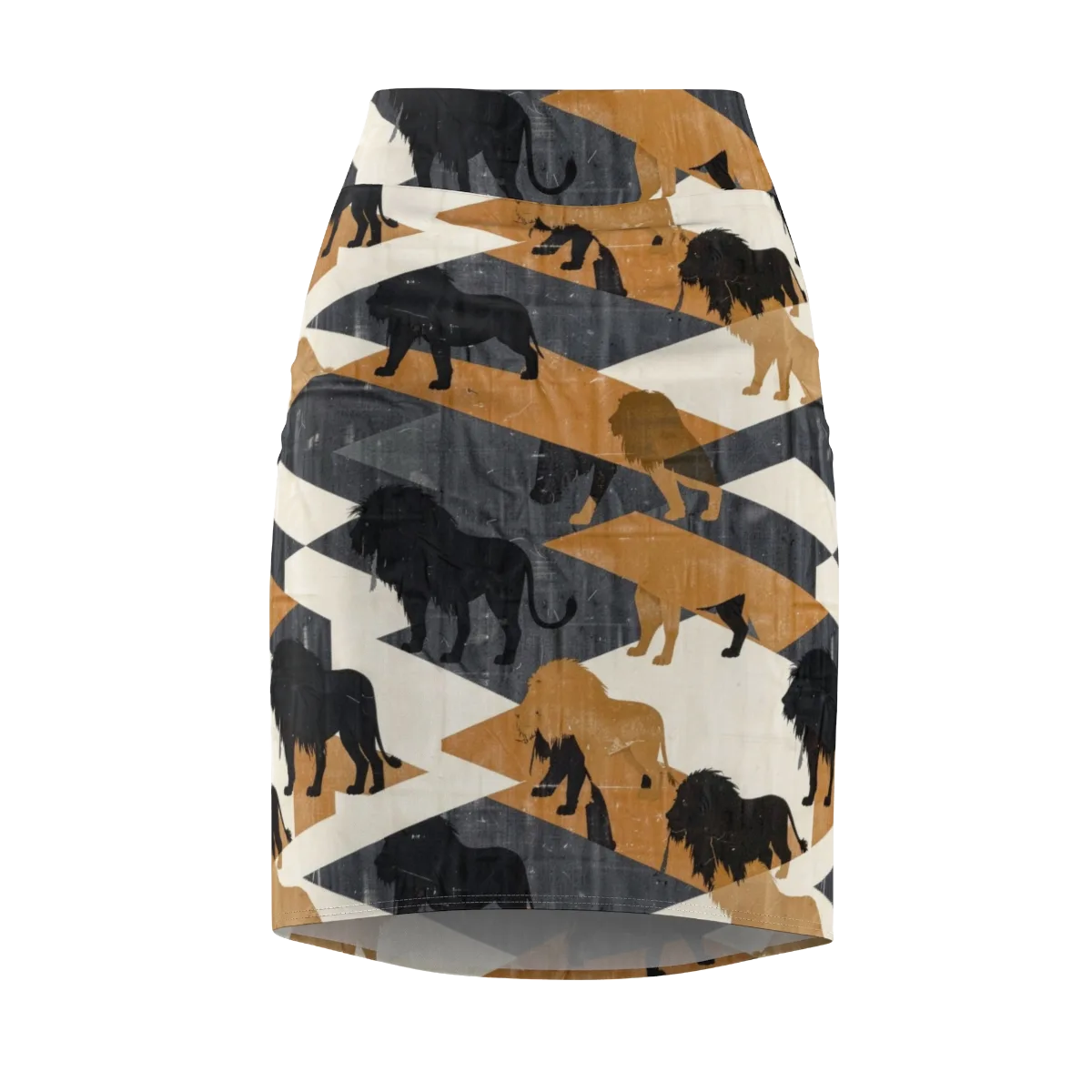 Ochre Pride on Pencil Skirt — Front