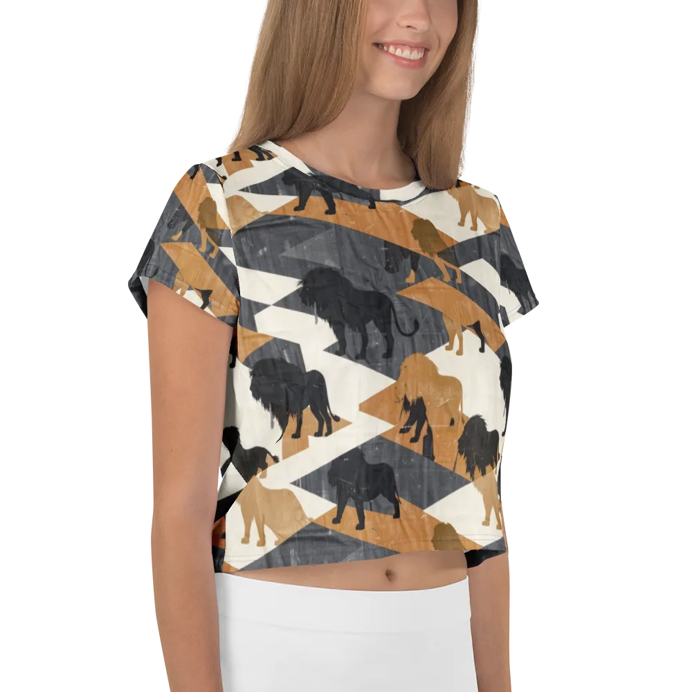 Ochre Pride on Crop Tee — Right