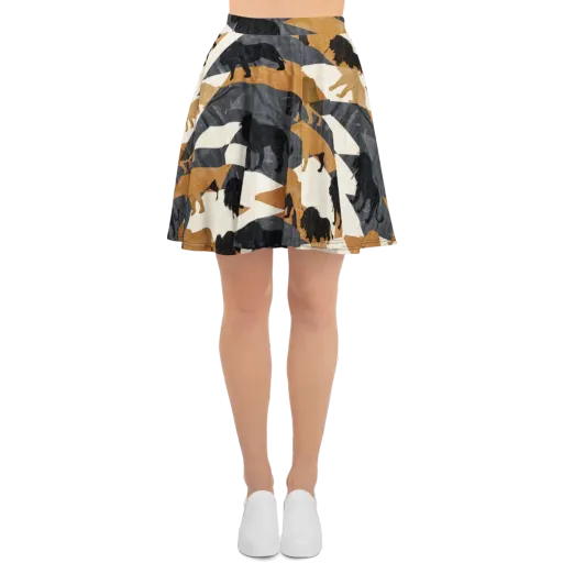 Ochre Pride on a Skater Skirt